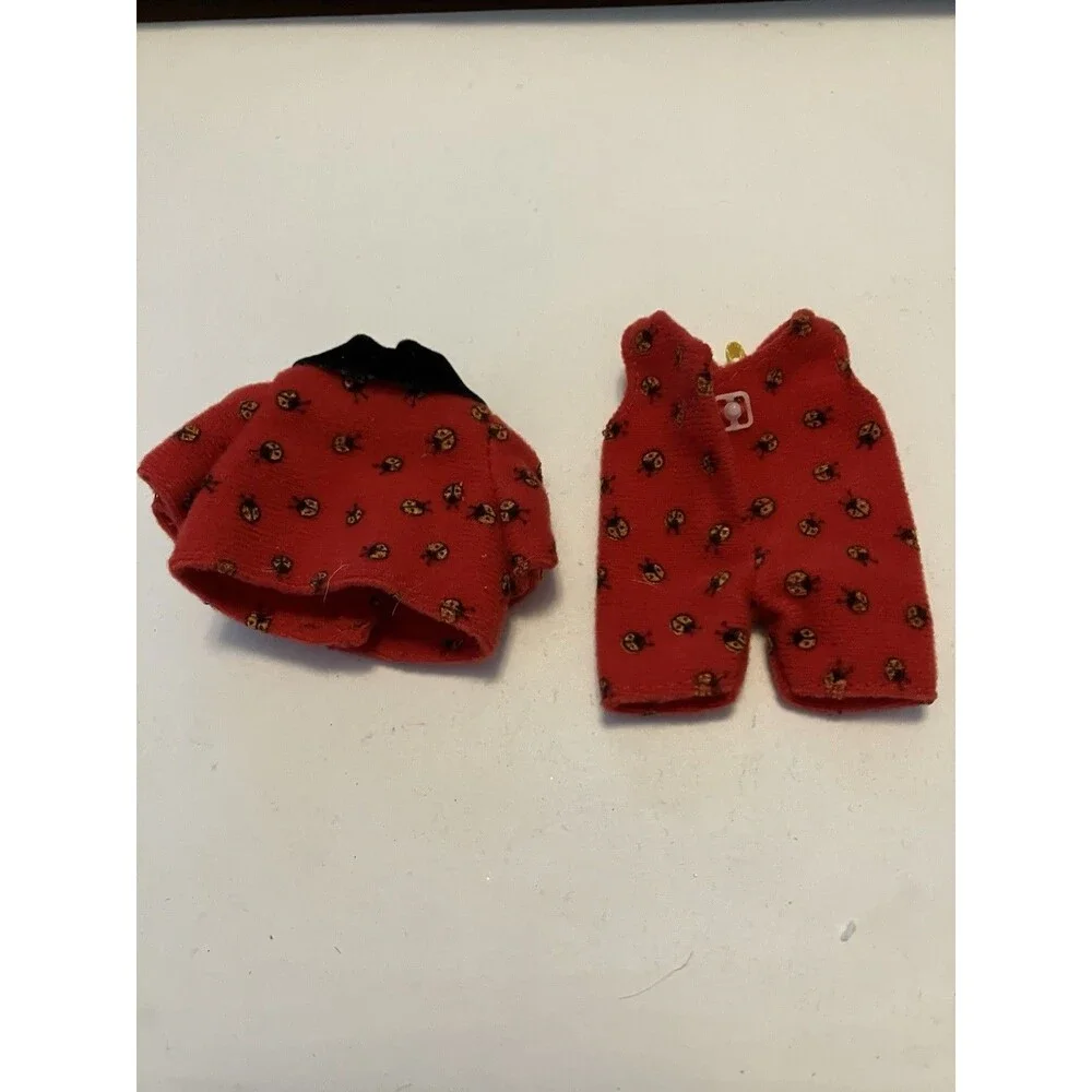 Kelly Doll Fashion Avenue Ladybug Outfit Overalls Jacket Shirt red black yellow